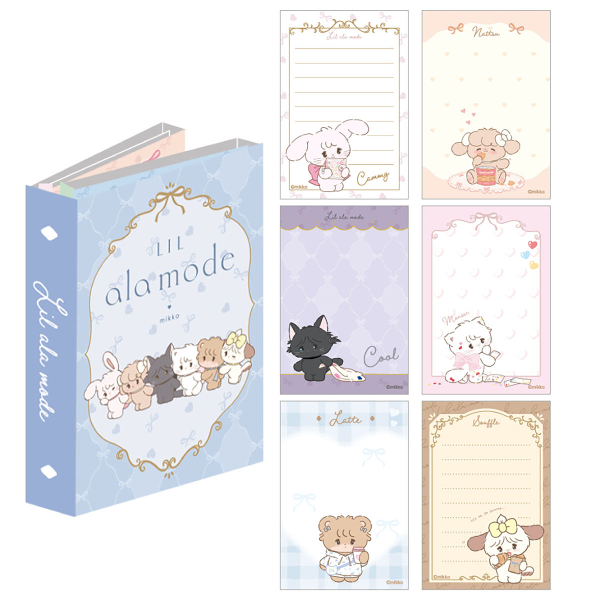 [BLUE LINE] "Mikko Illustrations" Pata Memo Pad