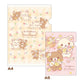 "Korilakkuma and Chairoikoguma Beautiful Flowers" Clear File Set