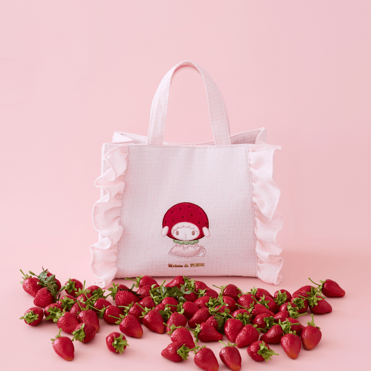 "Maison de FLEUR x My Sweet Piano" Small Frill Tote Bag