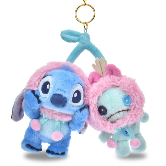 [STITCH & SCRUMP] "Disney Glossy Fruits" Plush Keychain