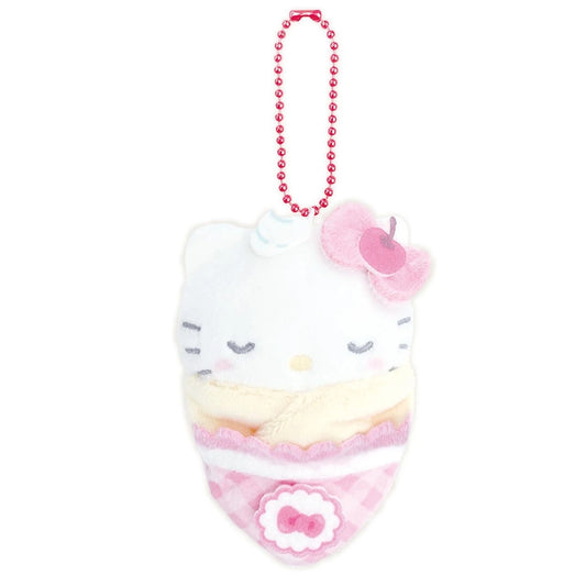 [HELLO KITTY] "Sanrio Fancy Snacks" Plush Keychain