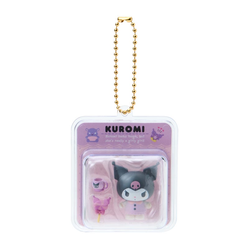 [KUROMI] "Sanrio Miniature Toy Package" Keychain