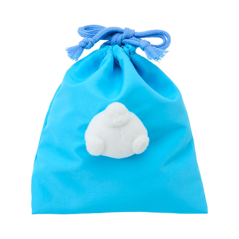 [CINNAMOROLL] "Sanrio" Drawstring Bag with Mascot