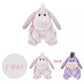 [EEYORE] "WHITE POOH 2WAY" Plush