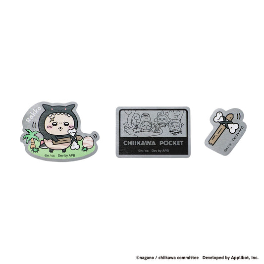 [RAKKO] LIMITED "Chiikawa Pocket POP UP STORE Dinosaur" Sticker Set