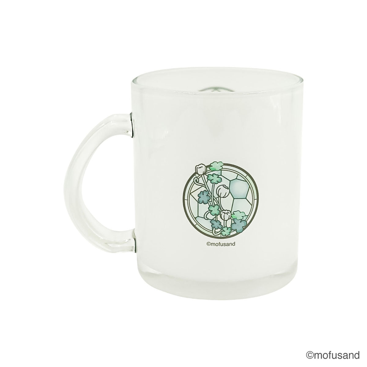 "Mofusand Stained Glass" Glass Mug