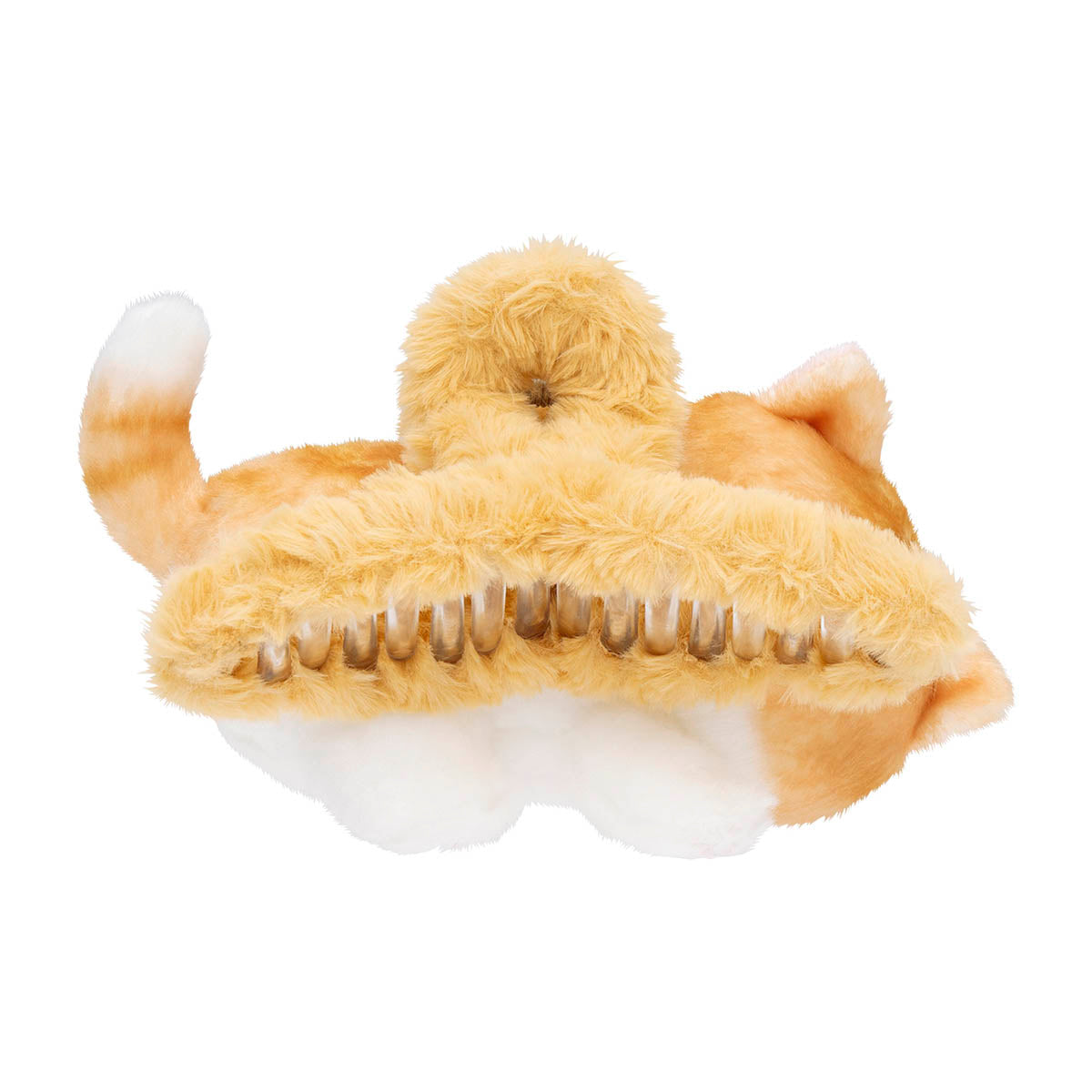 [BROWN & WHITE] "Mofusand" Plush Hair Clip