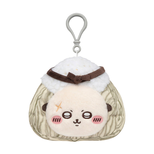 [RAKKO] "Chiikawa Mogumogu Honpo Onigiri" Plush Keychain