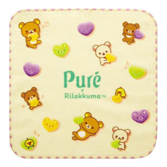 [HEARTS] "Pure Gummy x Rilakkuma" Mini Towel