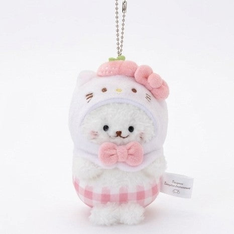[HELLO KITTY] "Sirotan x Sanrio Exciting Fruit Fair" Plush Keychain
