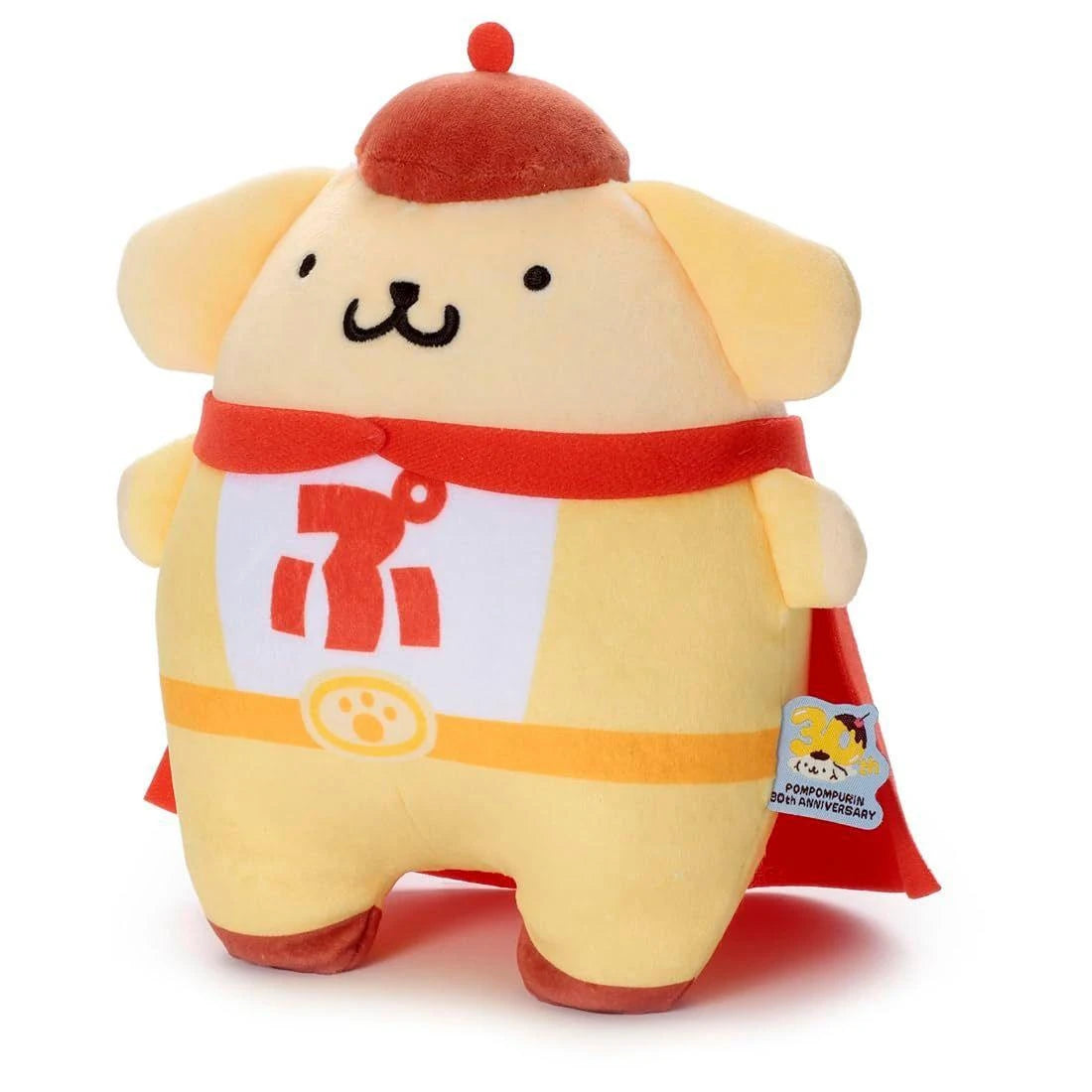 "Pompompurin 30th Anniversary Hero" Mocchi-Mocchi Small Plush