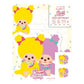 "Monchhichi Sweet Lollipop" Mini Letter Set