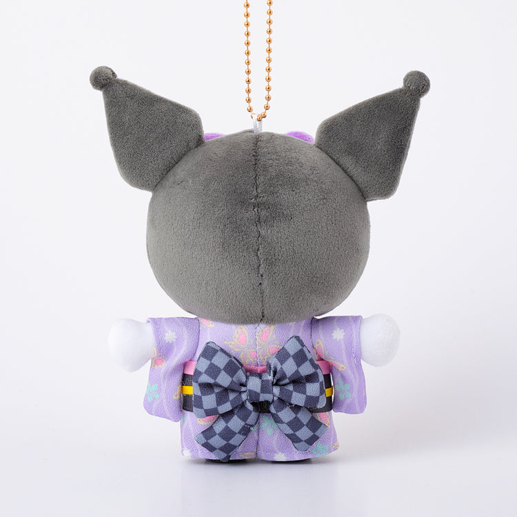 [KUROMI] "Sanrio Japanese Heart Romance" Plush Keychain