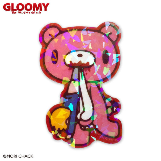[WALKING] "THANKYOUMART X Gloomy the Naughty Grizzly" Clear Sticker