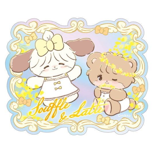 [SOUFFLE & LATTE] "Mikko Illustrations" Prism Travel Sticker