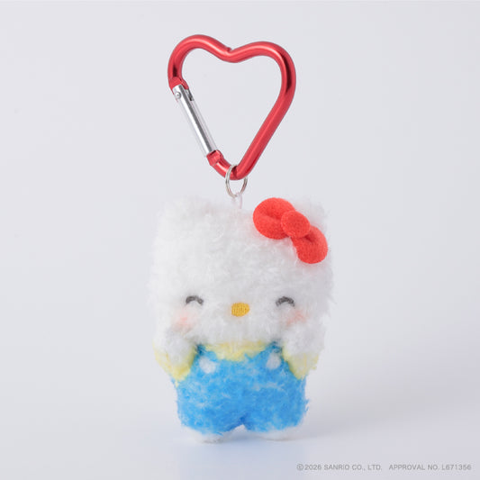 [HELLO KITTY] "Sanrio Cheek Squeeze" Mini Mini Plush Keychain