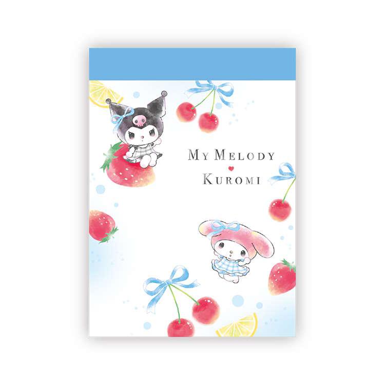"My Melody x Kuromi Fruit" Mini Memo