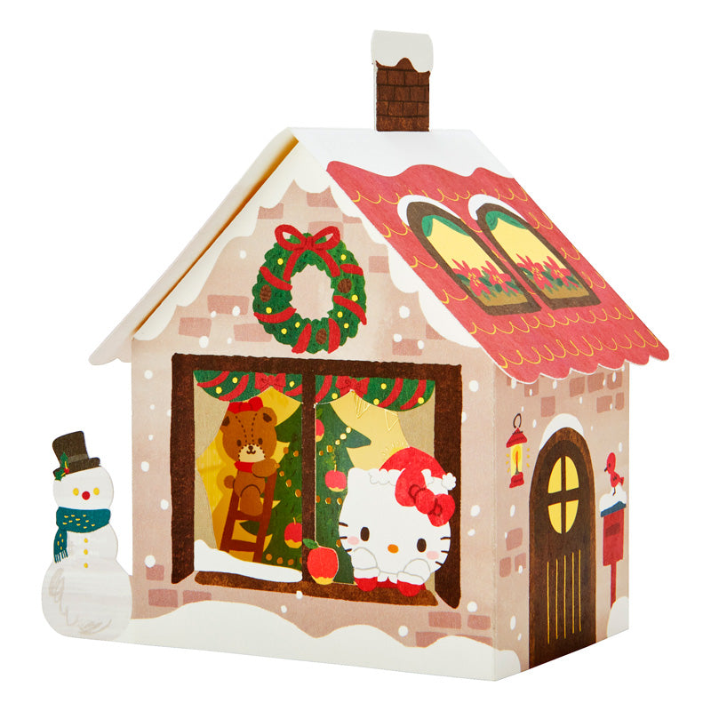 [HELLO KITTY] "Sanrio Christmas House" Card