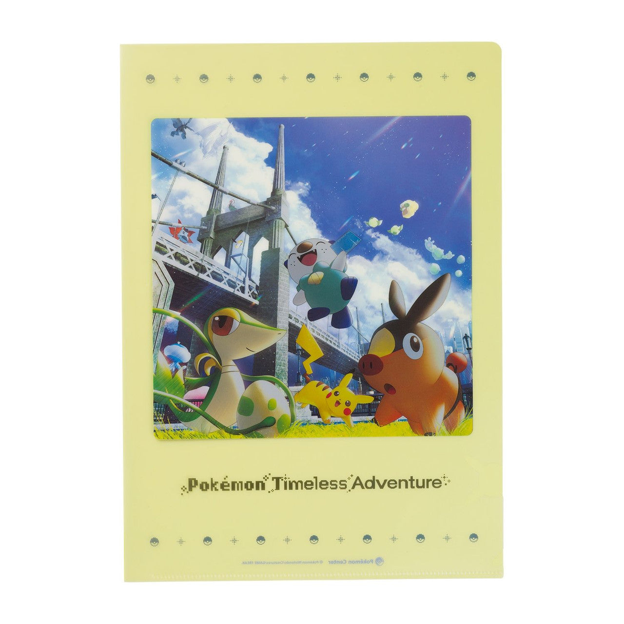 "Pokemon Timeless Adventure Unova" A4 File Folder
