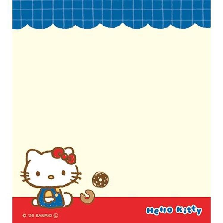 [HELLO KITTY] "Sanrio Oyatsu Snack Party" Memo Pad
