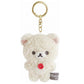 [KORILAKKUMA] "Rilakkuma Basic Boa Mokomoko" Plush Keychain