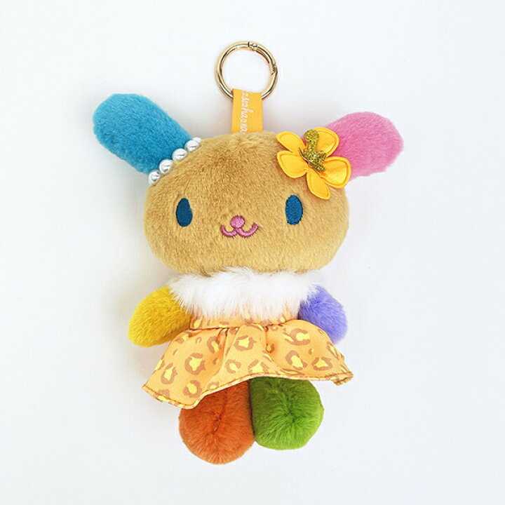 [USHANA] "Sanrio Suntan Leopard" Plush Keychain