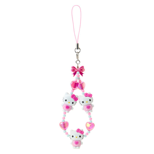 [HELLO KITTY] "Sanrio Tokimeki Pop Beads" Strap