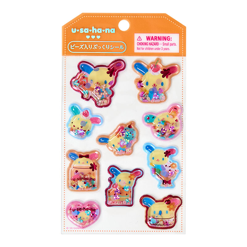 [USAHANA] "Sanrio Seal Friends" Beaded Shaka Sticker Sheet