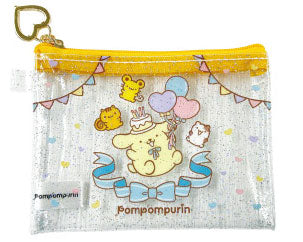 [YELLOW] "Pompompurin Party" Mini Clear Pouch