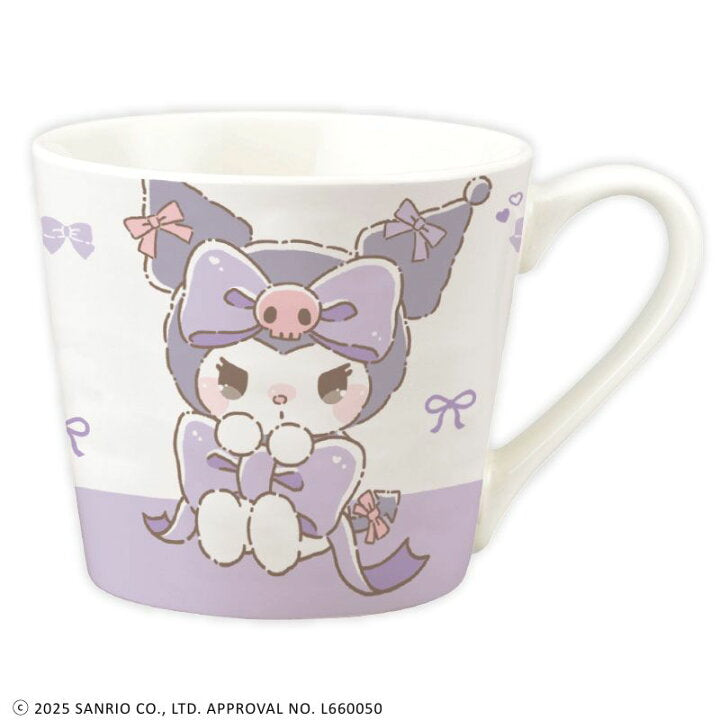 [KUROMI] "Sanrio Happy Ribbon" Mug