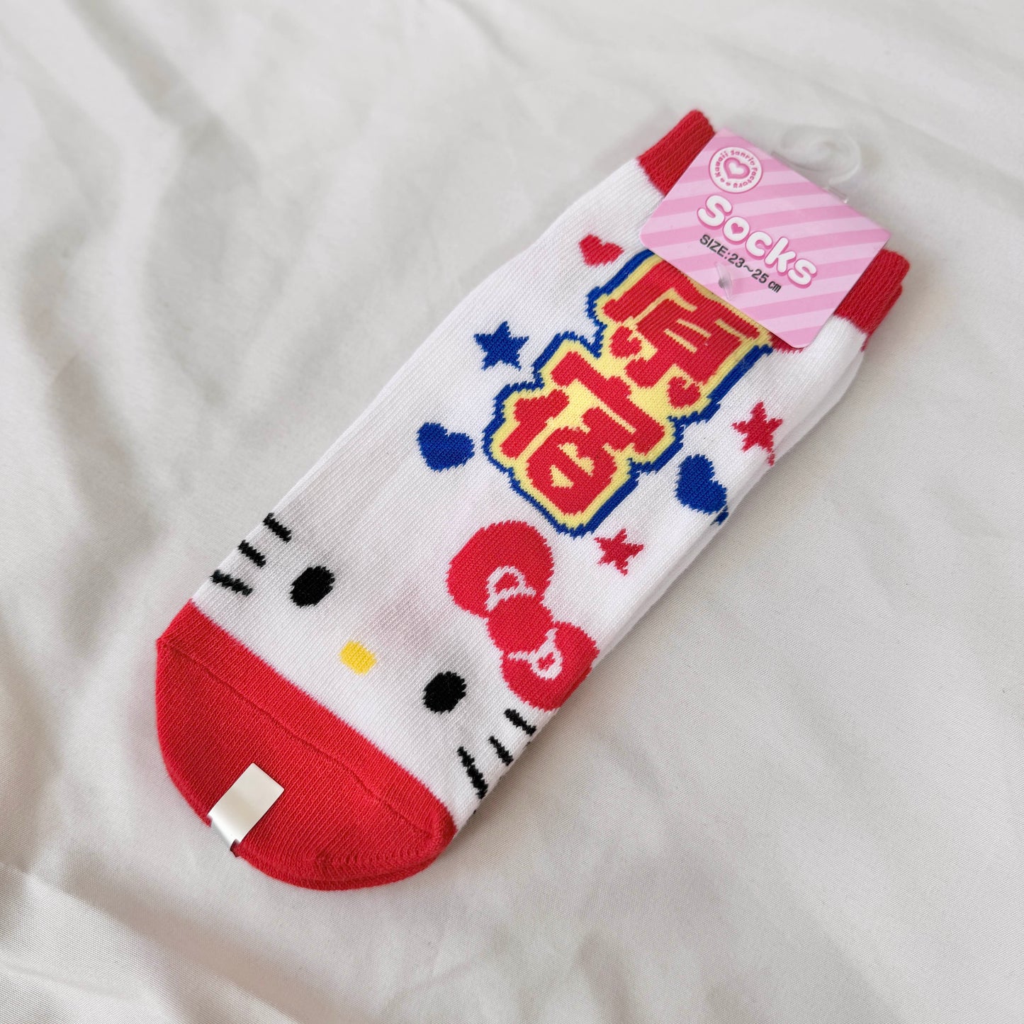 [HELLO KITTY / RED] LIMITED "Sanrio Harajuku Store" Socks