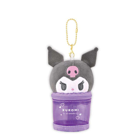 [KUROMI] "Sanrio Cafe Cream Soda" Plush Pouch