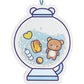 [RILAKKUMA] "Rilakkuma Lab" Shaka Shaka Keychain