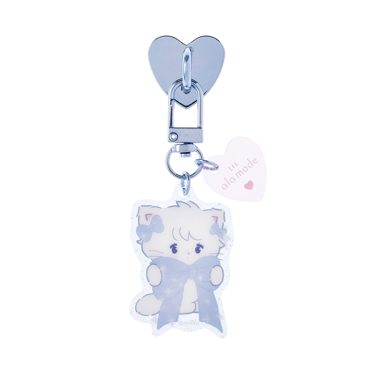 [MOUSSE] "Mikko Illustrations Blue Series" Smartphone Keychain Charm