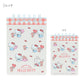 [RED] "Hello Kitty Red & Black" A7 Spiral Notepad