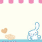 [CINNAMOROLL] "Sanrio Oyatsu Snack Party" Memo Pad