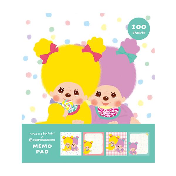 "Monchhichi Sweet Lollipop" Memo Pad