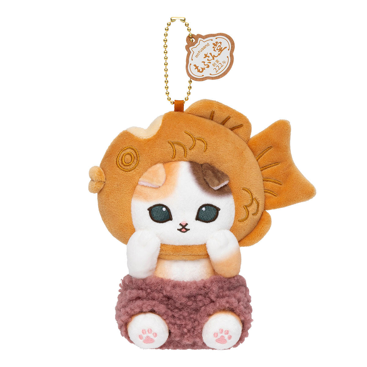 [TAIYAKI] "Mofusand Wagashi Nyan" Plush Keychain