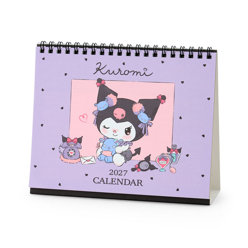 [KUROMI] "Sanrio" 2027 Ring Desk Calendar