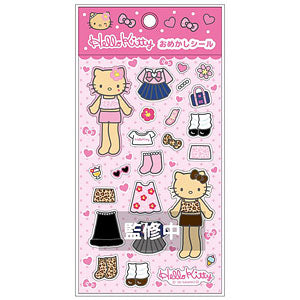 [DARK PINK] "Hello Kitty Dress-Up" Sticker Sheet