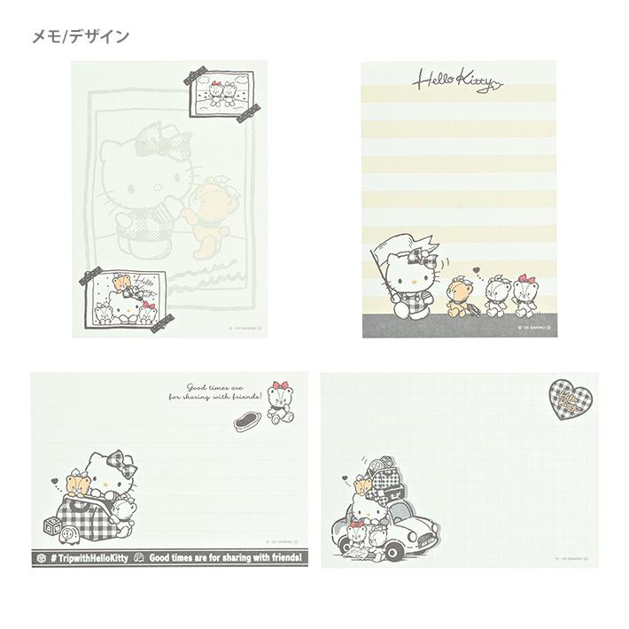 [BLACK] "Hello Kitty Red & Black" B7 Memo Pad