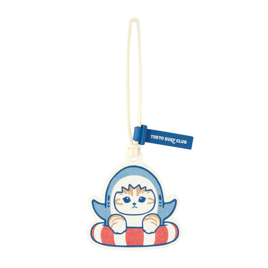 [LIFE PERSERVER] "Mofusand BOARD SHARK!" Luggage Tag