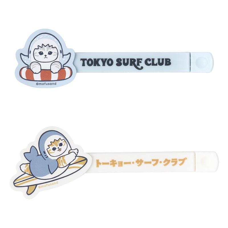 "Mofusand BOARD SHARK!" Bag Clips