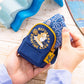 [BLUE] "Mofusand BOARD SHARK!" Eco Bag in Mini Backpack Pouch