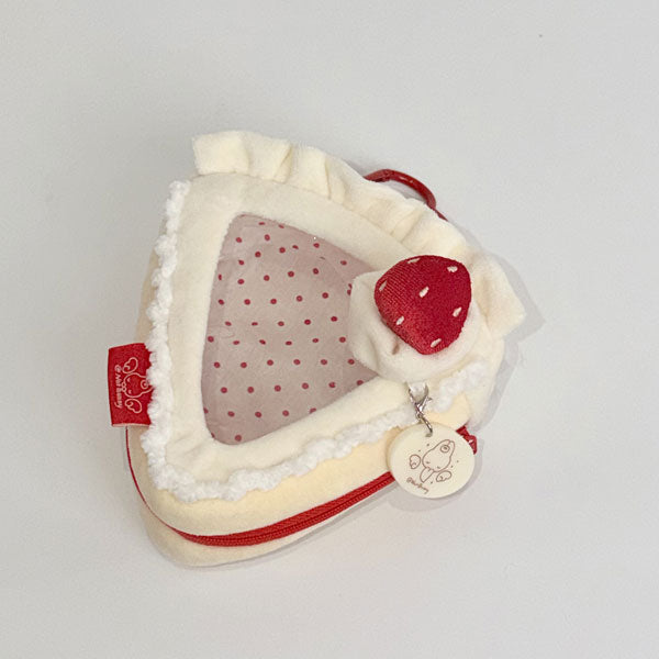[STRAWBERRY / TRIANGLE] "NOTBUNNY Cake Doll" Pouch