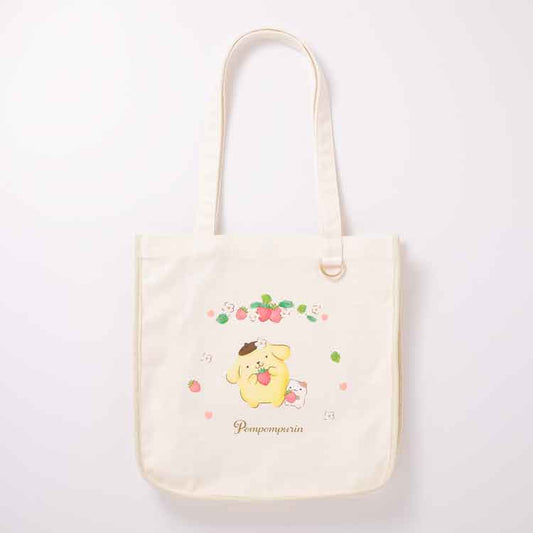 "Pompompurin Strawberry Friends" Tote Bag