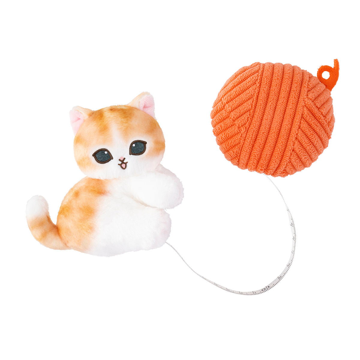 [RED] "Mofusand Yarn" Measuring Tape with Plush