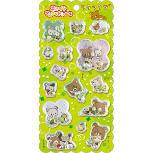 [CLOVER FIELD] "Rilakkuma From the Past" Air-In Sticker Sheet