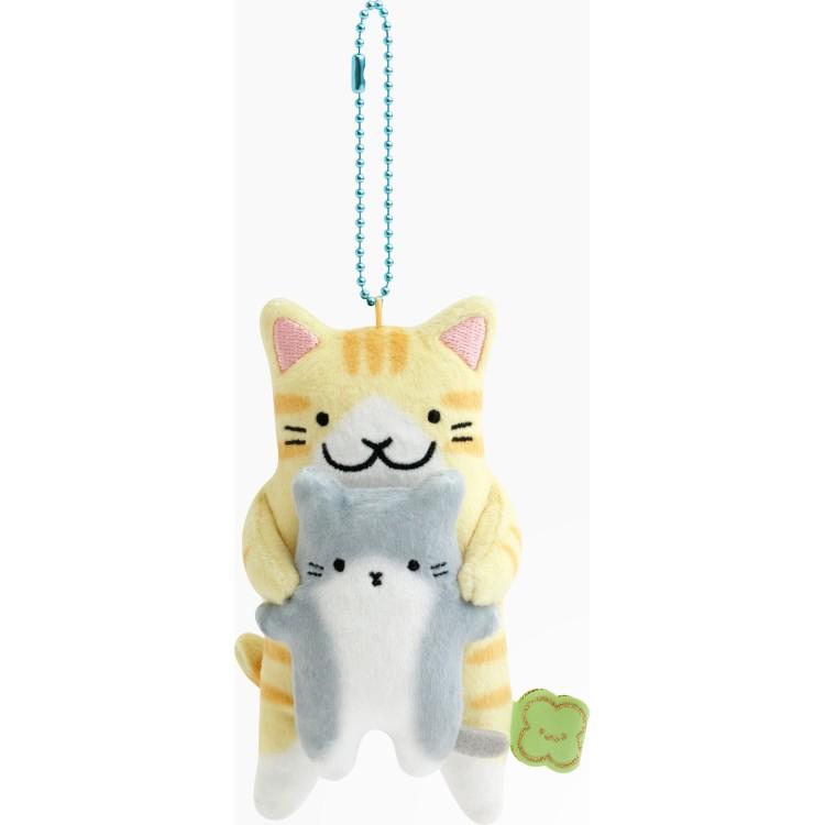[MIXED CATS] "San-X Universe Always Together" Plush Keychain