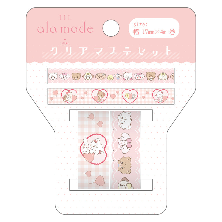 [RED] "Mikko Illustrations" Masking Tape Set